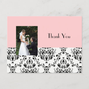 Cartes postales Merci mariage insérez votre photo
