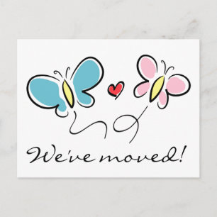 Cartes postales mignonnes mobiles papillon   Nous 