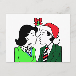 Cartes postales Mistletoe Kiss
