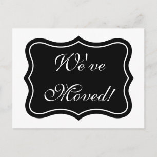 Cartes postales mobiles de forme de support chic