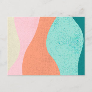 Cartes postales modernes colorées