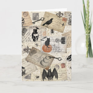 Cartes postales modernes vintage Halloween