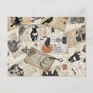Cartes postales modernes vintage Halloween