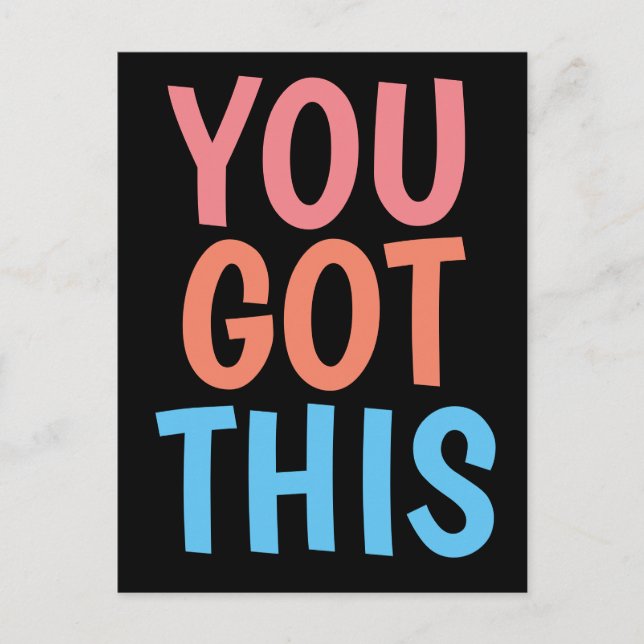 CARTES POSTALES MOTIVATIONNELLES VOUS EN ÊTES CAPA (Devant)
