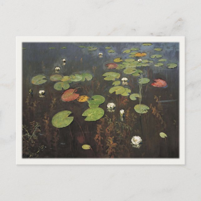 Cartes postales Painted Lilipads (Devant)