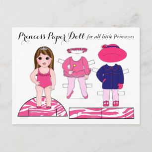 Cartes postales papier "Little Princess"