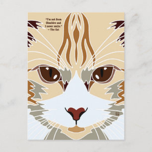 Cartes postales Pas un Chat de Cheshire