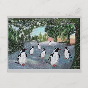 Cartes postales Penguin Winterwonland