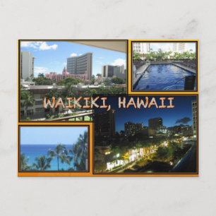 CARTES POSTALES PERSONNALISÉES - COLLAGE HAWAII# 6