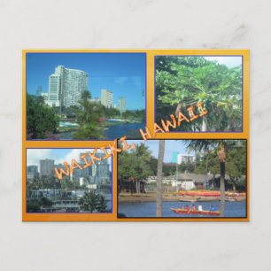 CARTES POSTALES PERSONNALISÉES - COLLAGE HAWAII# 8