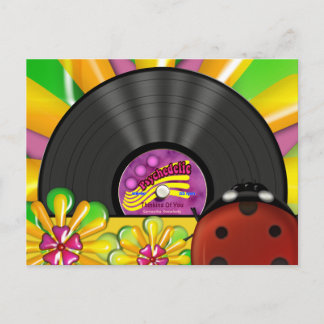 Cartes postales personnalisées de disques de vinyl