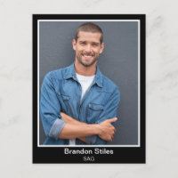 Cartes postales personnalisées pour les acteurs