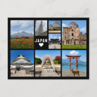 Cartes postales personnalisées, salutations du Jap