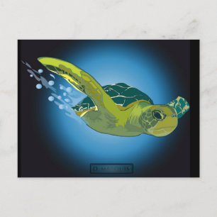 CARTES POSTALES PERSONNALISÉES- TORTUE DE MER