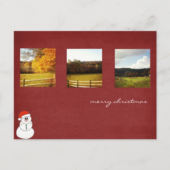 cartes postales photo de noël instagram (Devant)