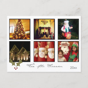 cartes postales photo de noël instagram