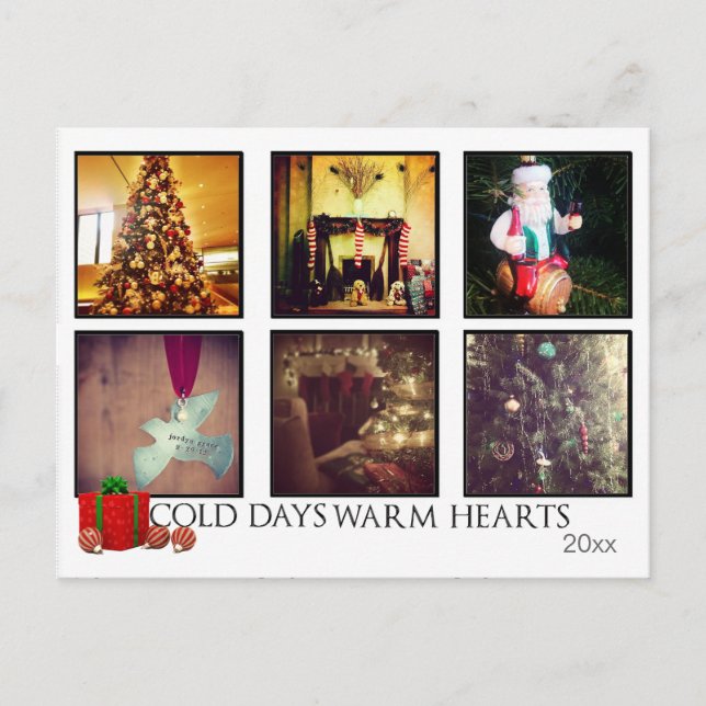 cartes postales photo de noël instagram (Devant)