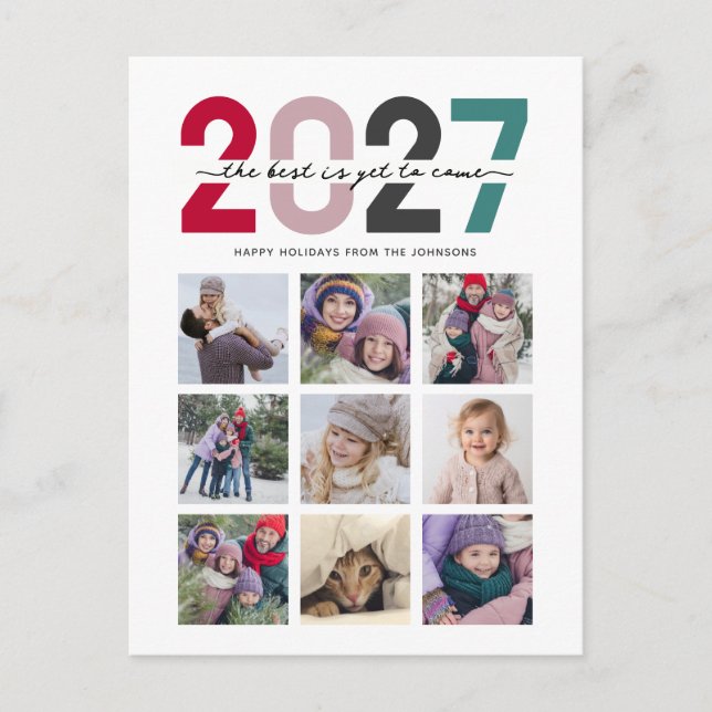 cartes postales pipe% colorées de 2018 % | (Devant)