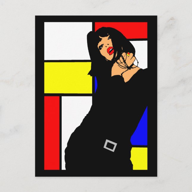 CARTES POSTALES POP ART DESIGNS LOGOS VISUELS (Devant)