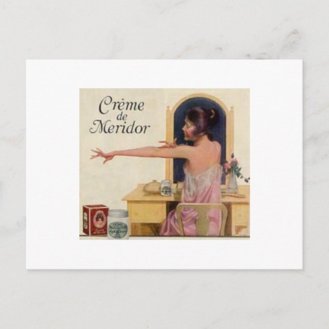 Cartes postales pour annonces de beauté vintages (Devant)