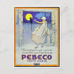 Cartes postales pour annonces de beauté vintages