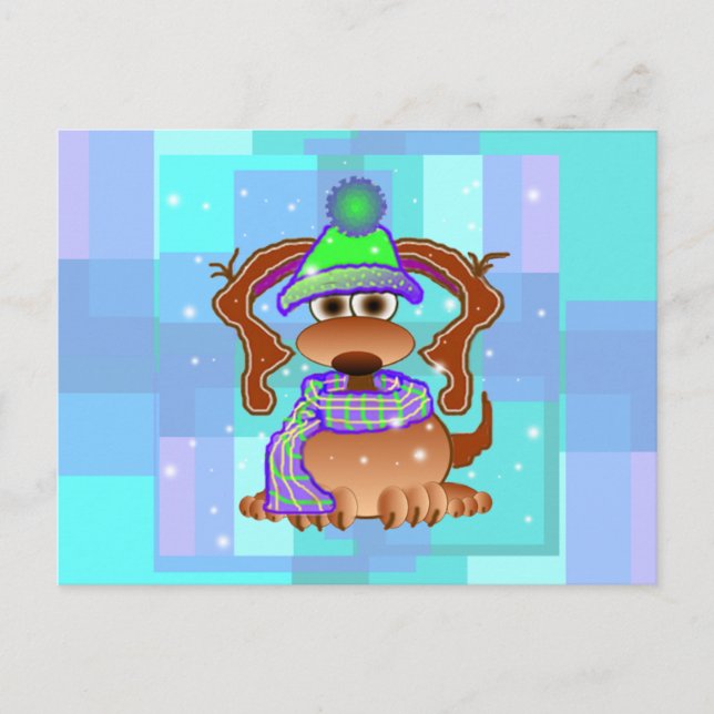 Cartes postales pour chien des neiges (Devant)