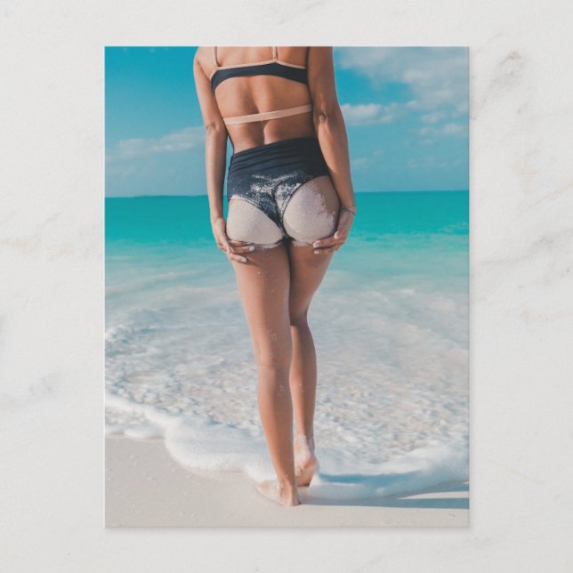 CARTES POSTALES POUR FILLES SANDY BUTT BEACH (Devant)