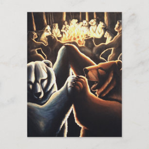 Cartes postales pour la fête des ours de danse