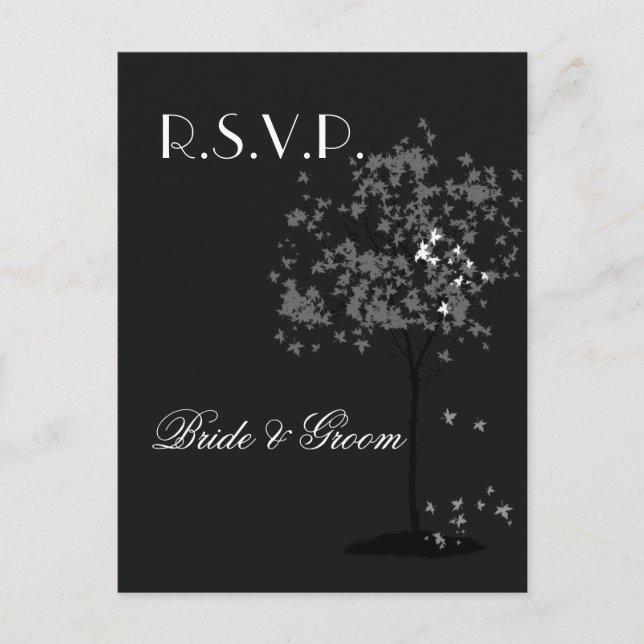 Cartes postales pour sauver la date branches d'arb (Devant)