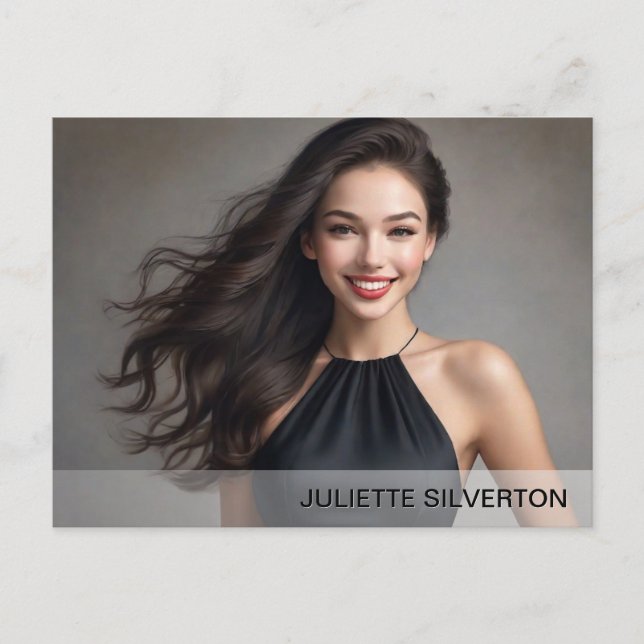 Cartes postales promotionnelles avec bordure dégra (Devant)