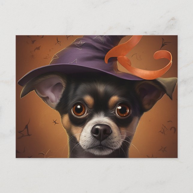 Cartes Postales Puppy Halloween (Devant)