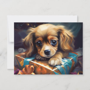 Cartes Postales Puppy Noël