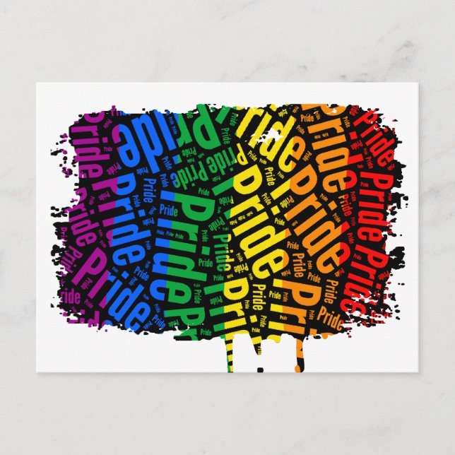 Cartes postales Rainbow Flag - Customisé (Devant)