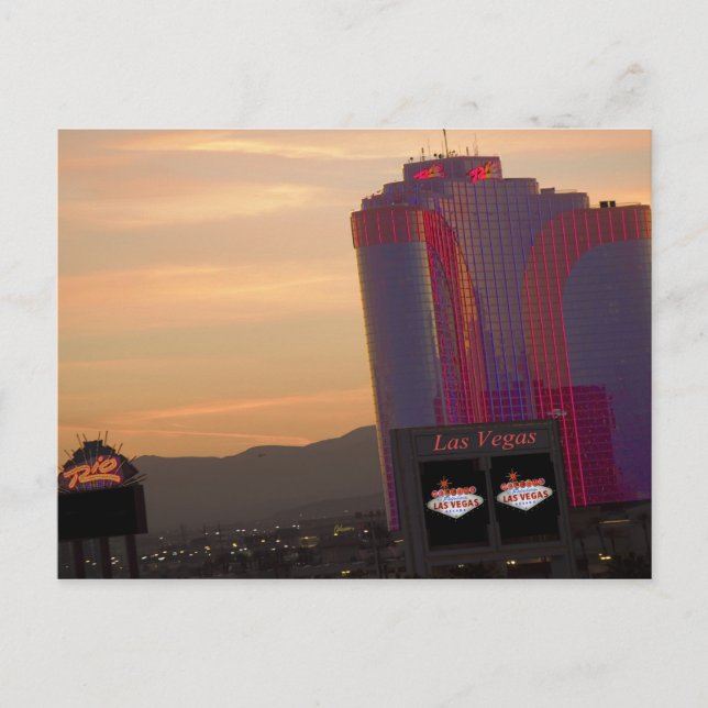 Cartes postales Rio Las Vegas Sunset (Devant)