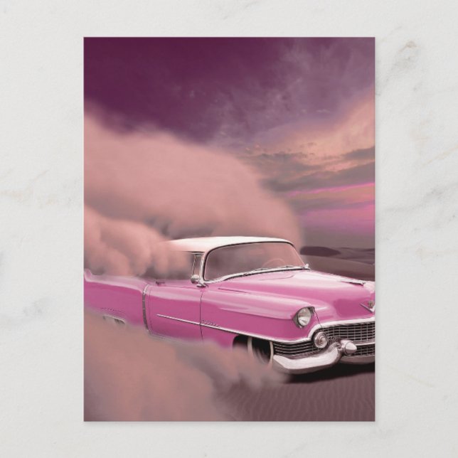 CARTES POSTALES ROSES CLASSIQUES DE VOITURE (Devant)