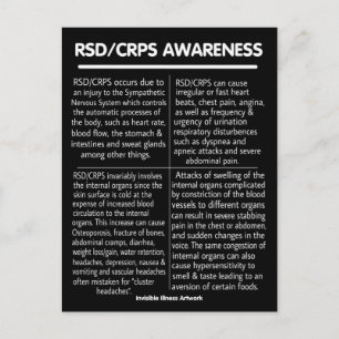 CARTES POSTALES...RSD/CRPS - Informations