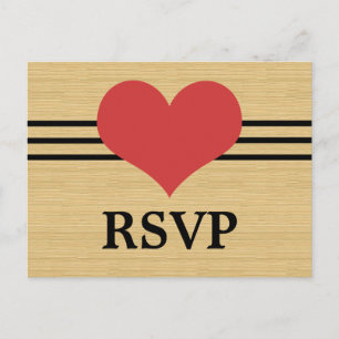 Cartes postales RSVP Carburant, Rouge