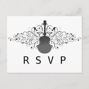 Cartes postales RSVP de la Guitare des Frottes de 