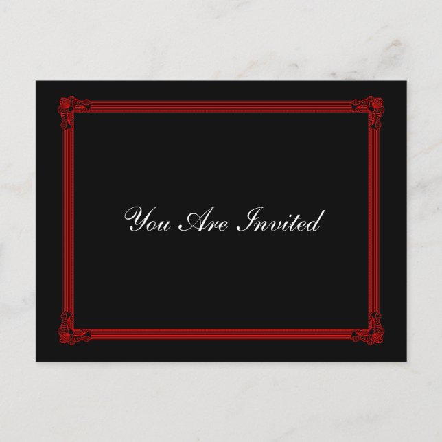 Cartes postales RSVP de mariage de style Poster ro (Devant)