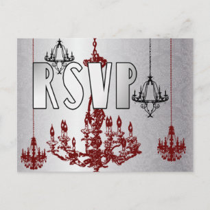 Cartes postales RSVP Red, Purple et Silver