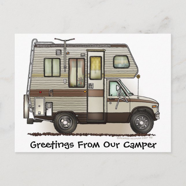 Cartes postales RV Camper C (Devant)