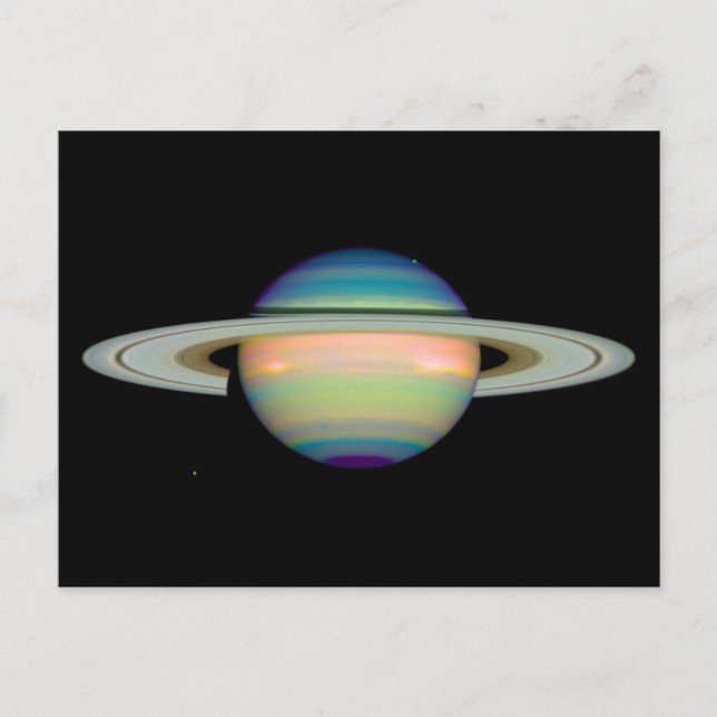 Cartes postales Saturn Infrarouge (Devant)