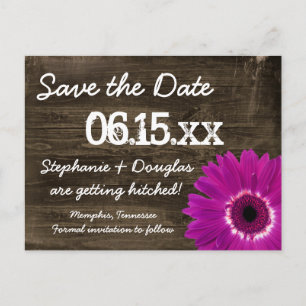 Cartes postales "Save the Date" avec Marguerite Vi