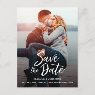 Cartes postales "Save the Date" pour mariage avec 