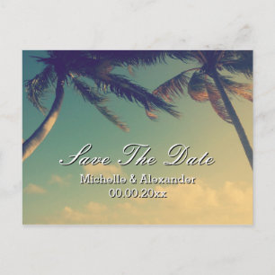 Cartes postales "Save The Date" pour mariage sur l