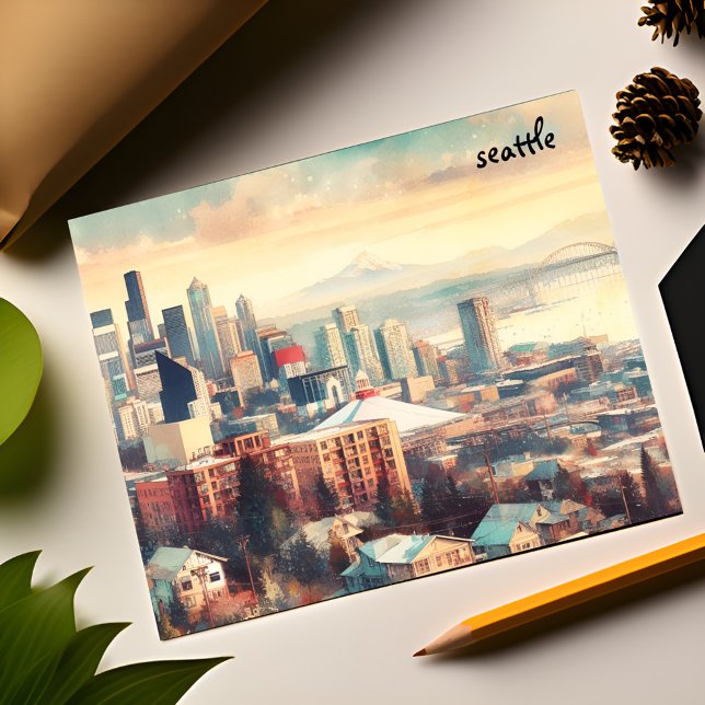 cartes postales seattle (Créateur téléchargé)