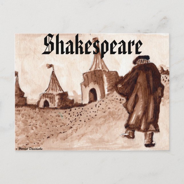 CARTES POSTALES - SHAKESPEARE - PAR HARRIET DAVIDS (Devant)