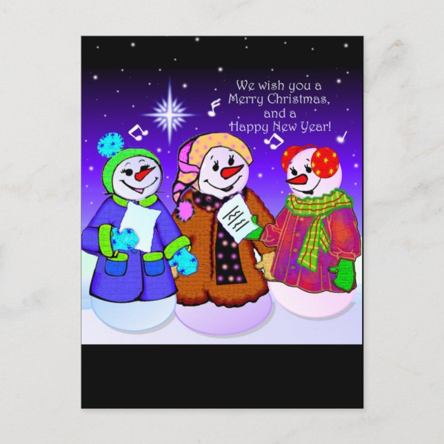 Cartes postales Snowman (Devant)