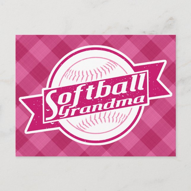 Cartes postales Softball Grandma (Devant)