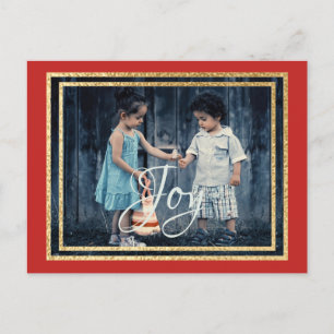 Cartes postales standard Rouges de Noël/Encres ver